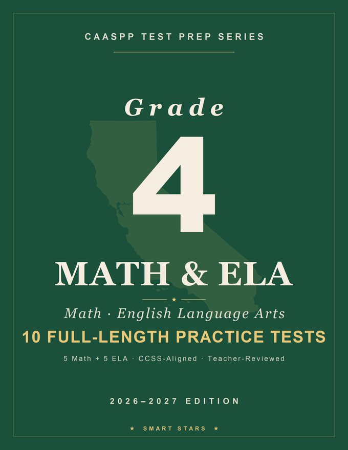 California CAASPP Grade 4 Math & English Practice Tests