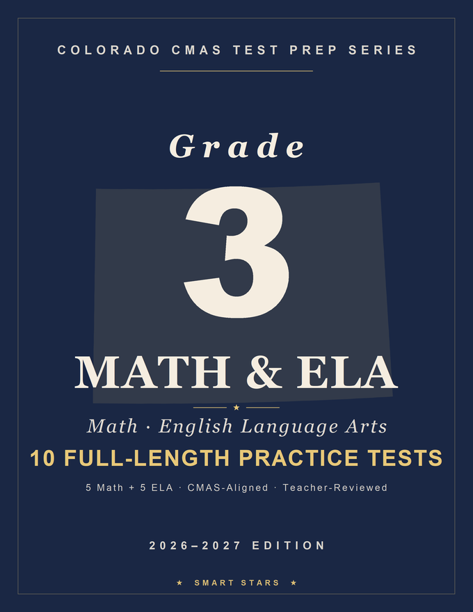 Colorado CMAS Grade 3 Math & English Practice Tests
