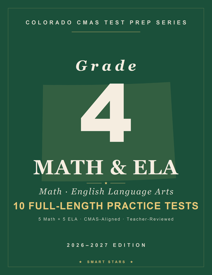 Colorado CMAS Grade 4 Math & English Practice Tests