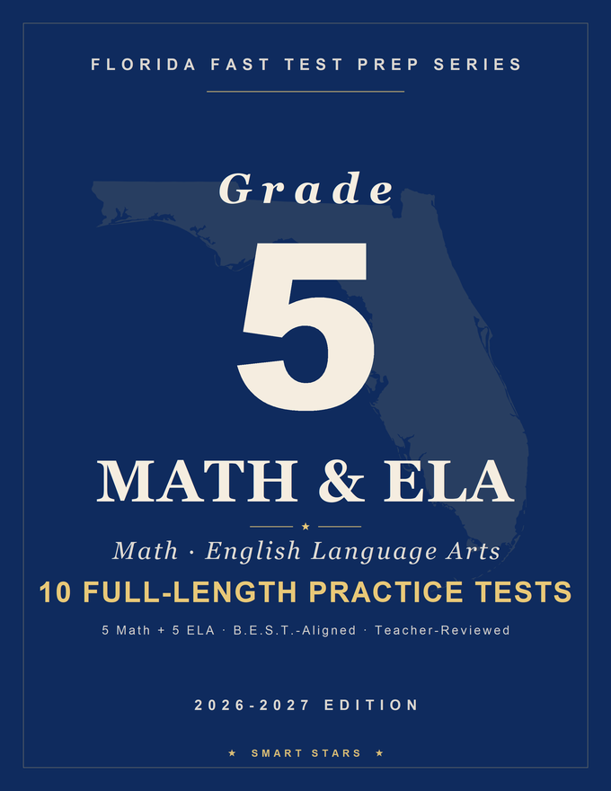 Florida FAST Grade 5 Math & English Practice Tests