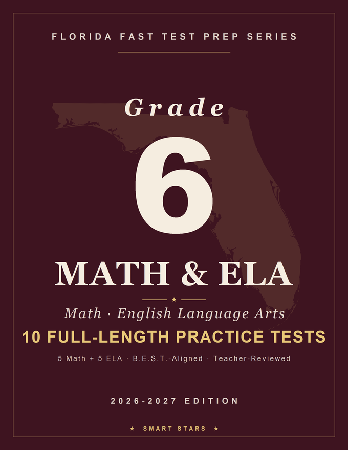 Florida FAST Grade 6 Math & English Practice Tests