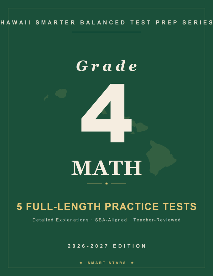 Hawaii Smarter Balanced Grade 4 Math Practice Tests