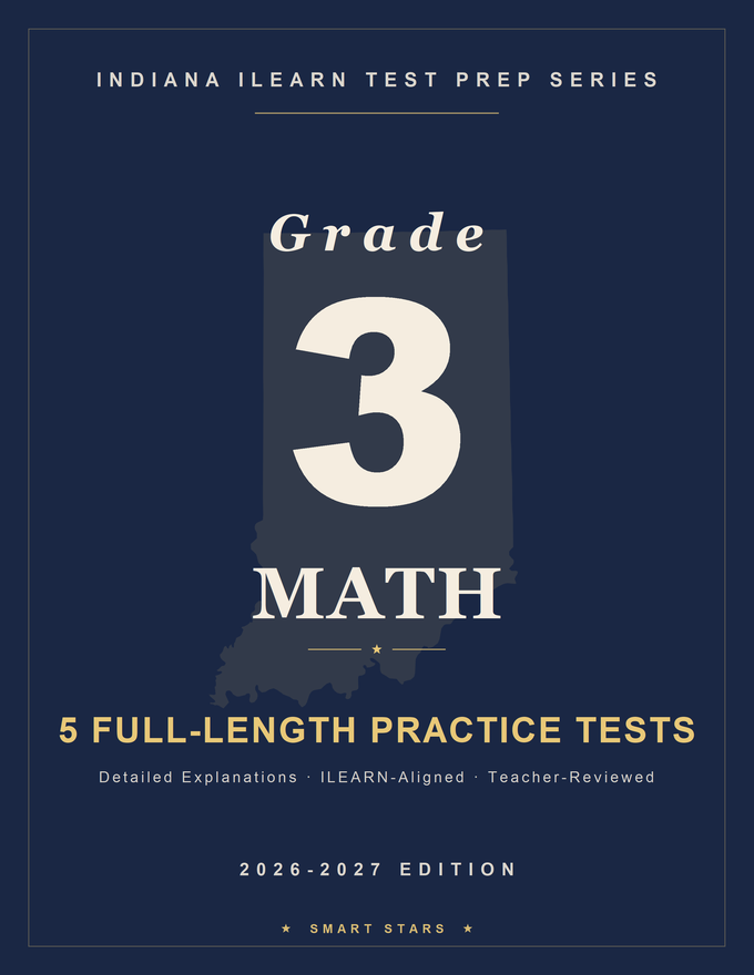 Indiana ILEARN Grade 3 Math Practice Tests