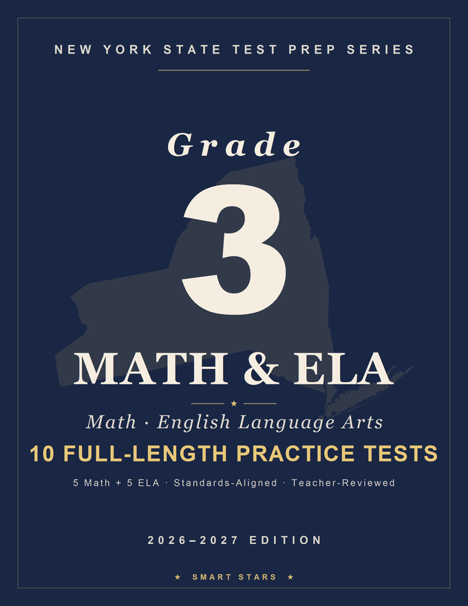 New York NYSTP Grade 3 Math & English Practice Tests