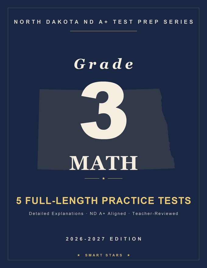 North Dakota ND A+ Grade 3 Math Practice Tests