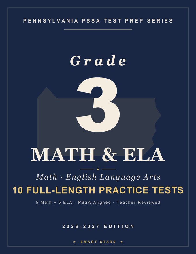 Pennsylvania PSSA Grade 3 Math & English Practice Tests
