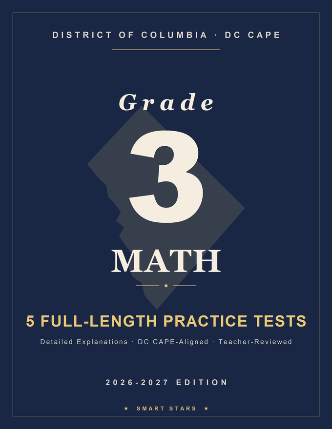 District of Columbia DC CAPE Grade 3 Math Practice Tests