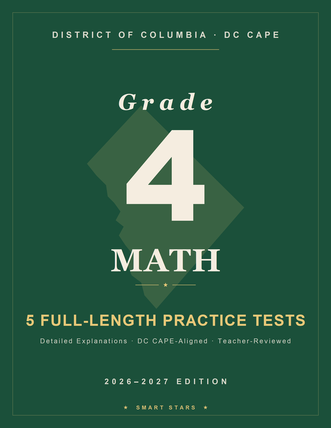 District of Columbia DC CAPE Grade 4 Math Practice Tests