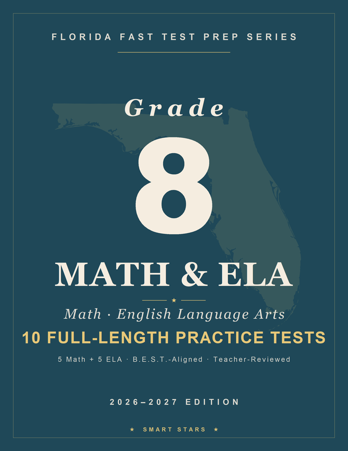 Florida FAST Grade 8 Math & English Practice Tests