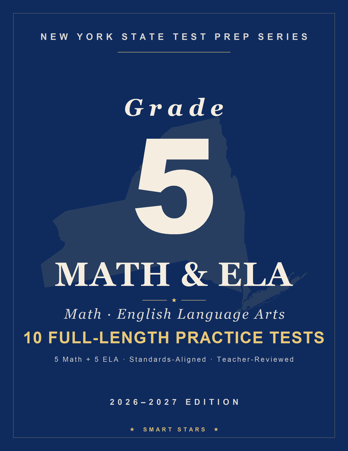 New York NYSTP Grade 5 Math & English Practice Tests