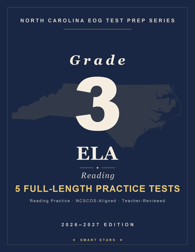 North Carolina EOG Grade 3 English Practice Tests
