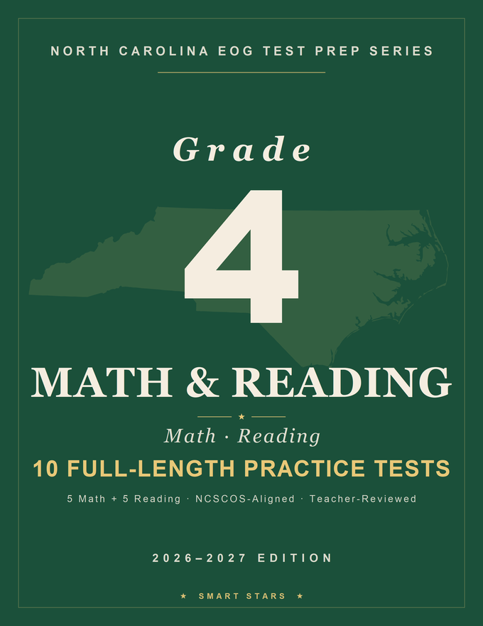North Carolina EOG Grade 4 Math & English Practice Tests
