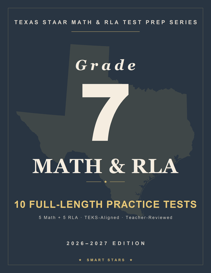 Texas STAAR Grade 7 Math & English Practice Tests
