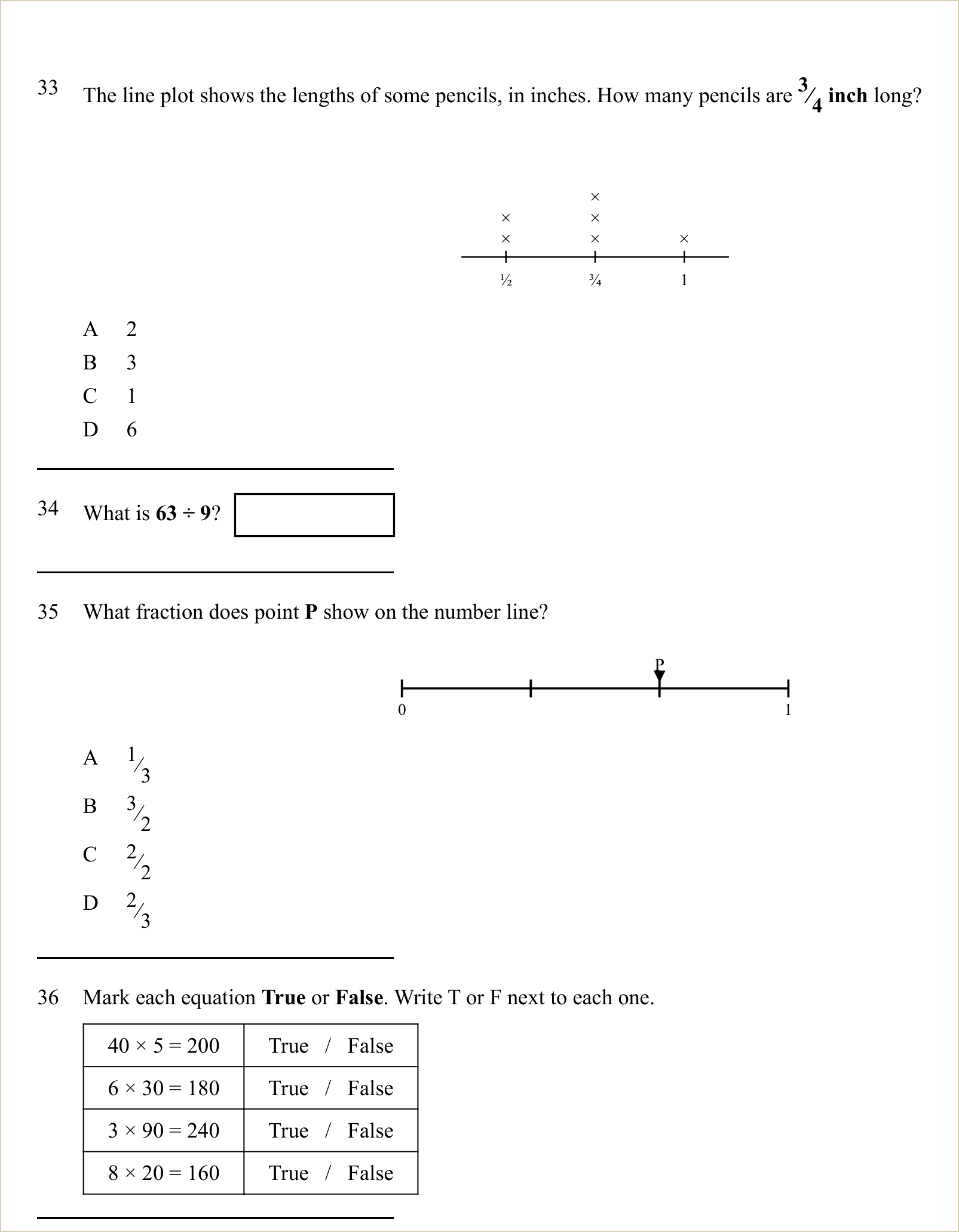 A full question page from Practice Test 1