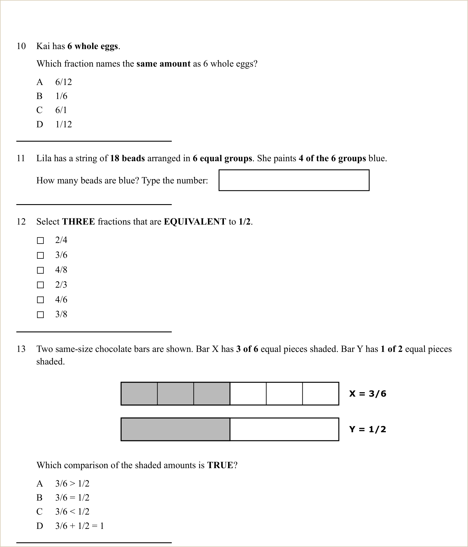 A full question page from Practice Test 1