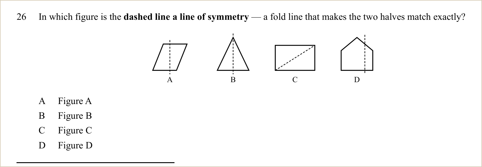 A question and its figure, shown large