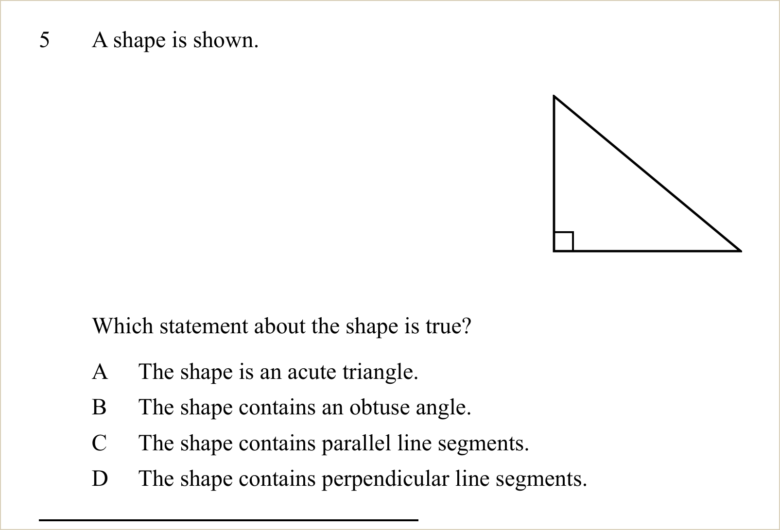 A second question and its figure, shown large