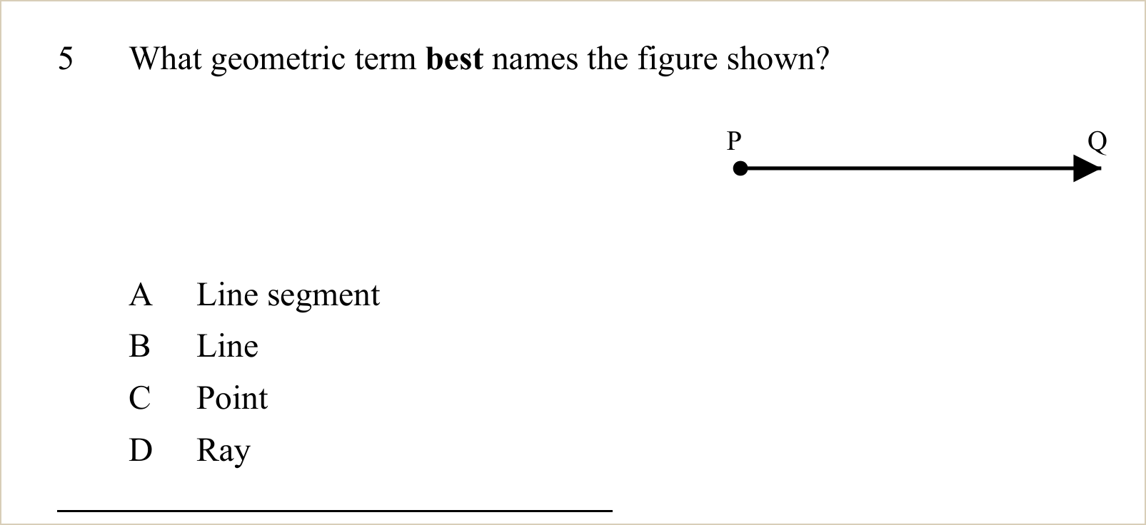 A second question and its figure, shown large