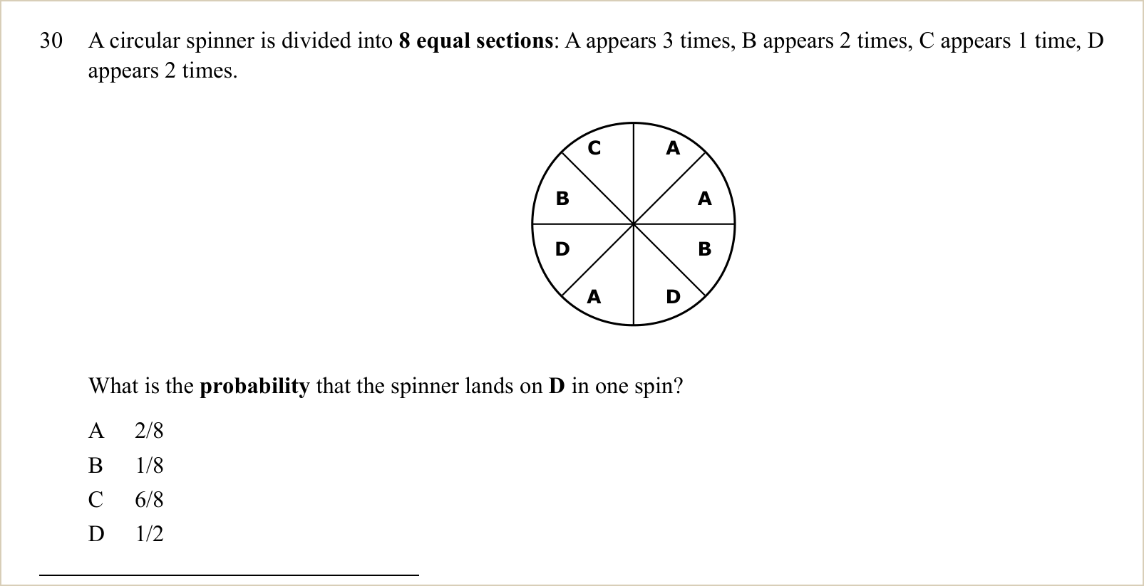 A question and its figure from Virginia SOL Grade 4 Math Practice Tests